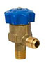 LINEMASTER® Packless Diaphragm Valves - Angle, NPTFE to Flare